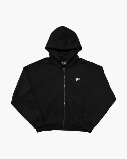 Double you Studios ZIP KNIT (BLACK)