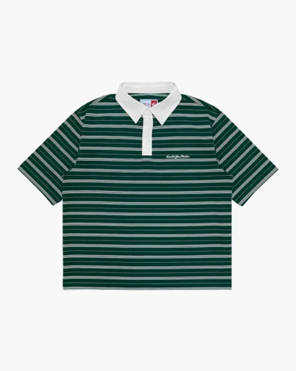 Double You Studios DYS STRIPE POLO (GREEN)