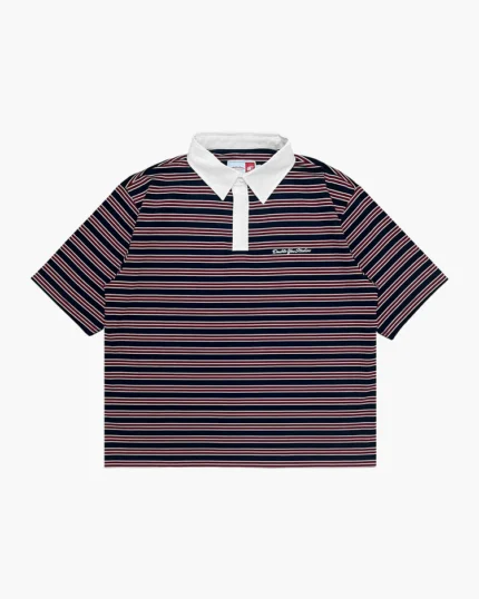 Double You Studios DYS STRIPE POLO (NAVY)