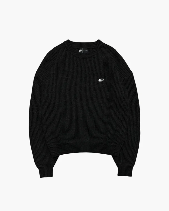 Double You Studios RIBBED KNIT (BLACK)