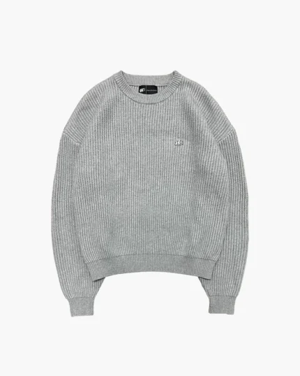 Double You Studios RIBBED KNIT (GREY)