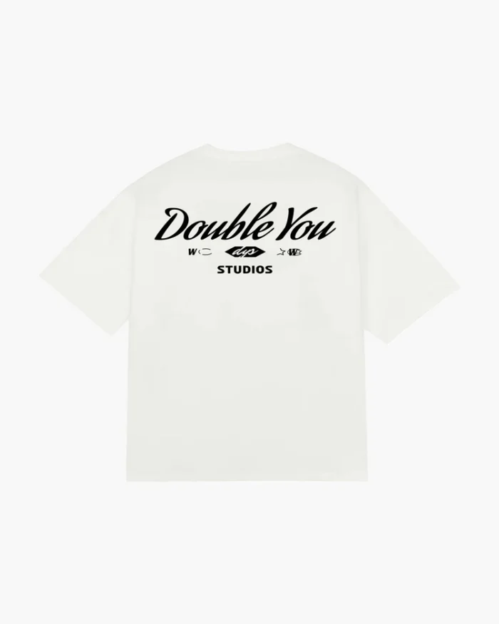 Double You Studios STUDIOS TEE (OFF WHITE)